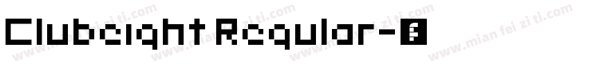 Clubeight Regular字体转换